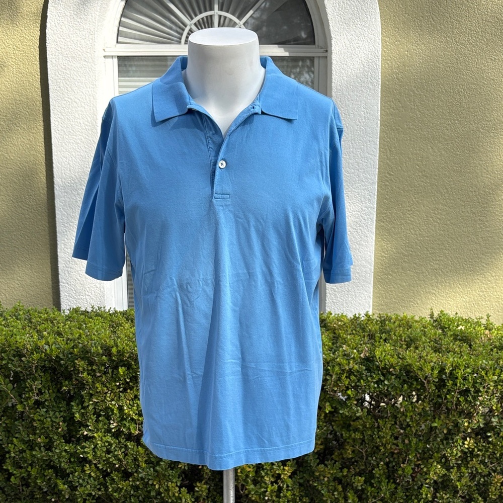 Vineyard Vines Men's Light Blue Polo Shirt